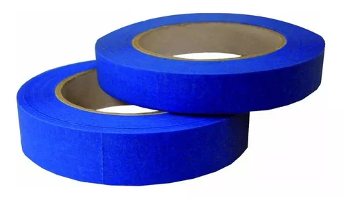 CINTA DE PAPEL AZUL 18MM X 40 MTS.DOBLE A